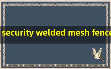 security welded mesh fence wholesale